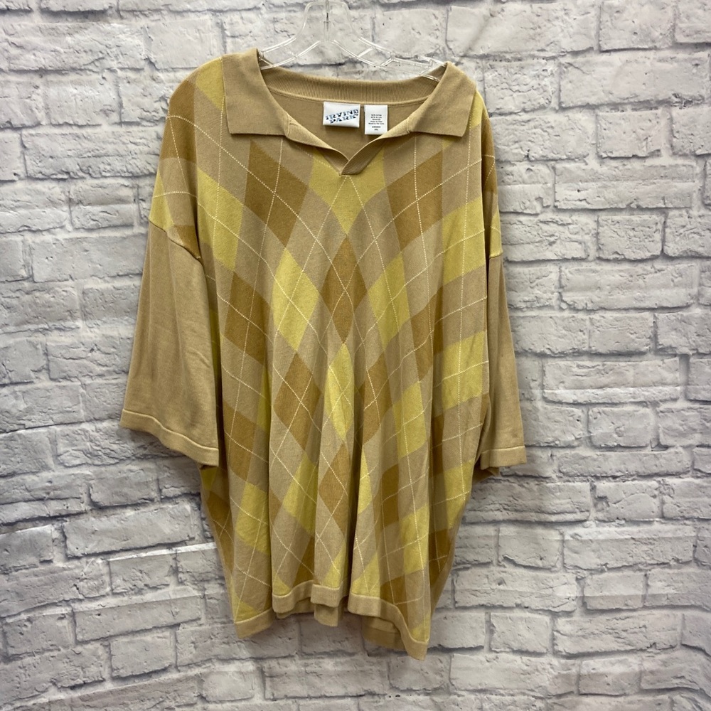 Irvine Park Green Short Sleeve‎ Sweater Men 3XL